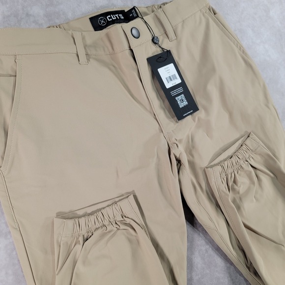 Cuts Other - Cuts AO Jogger Mens Small Coast Tan Performance Tapered Pants MB10057V NEW